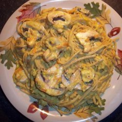 Chicken With Linguine in a White Faux Roux recipe