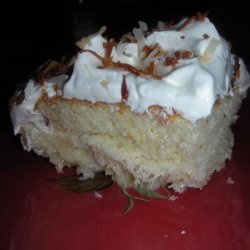 Moist Coconut Cake recipe