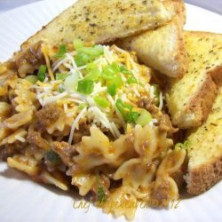 Easy Cheesy Beef and Bow Ties recipe