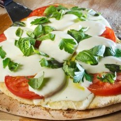 Pizza With Fresh Tomatoes and Basil recipe