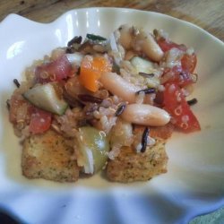 Gazpacho Salad With Whole Grain recipe