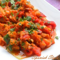 Bacalao With Red Peppers recipe