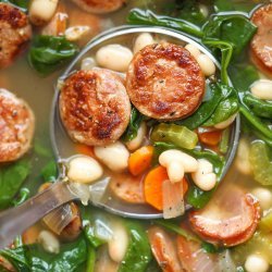 Sausage and Spinach Soup recipe