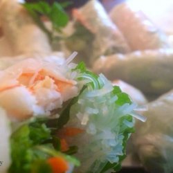 Shrimp Spring Rolls With Hoisin Dipping Sauce recipe