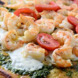 Shrimp Pesto Pizza recipe