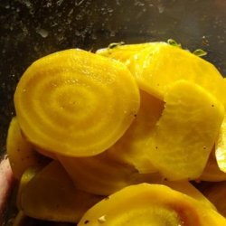 Yellow Beets With Orange Juice and Sherry Vinegar recipe