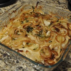 Potato, Turnip, and Spinach Baeckeoffe recipe