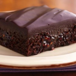 Raspberry-Chipotle Brownies With Chocolate Ganache recipe