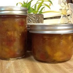 Dr. Jim's Tomato-Peach & Pear Chutney recipe