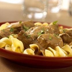 One-Dish Beef Stroganoff and Noodles recipe