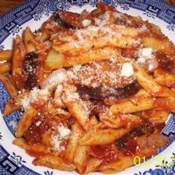 Penne with Eggplant recipe
