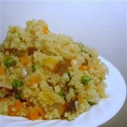 Quick Couscous with Raisins and Carrots recipe