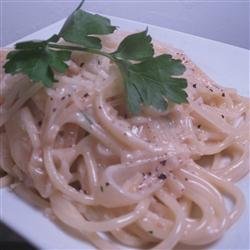 Creamy Garlic and Onion Spaghetti recipe