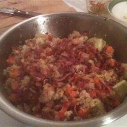 Curried Couscous Salad with Bacon recipe