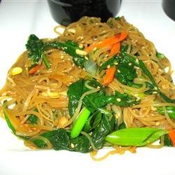 Jap Chae Korean Glass Noodles recipe
