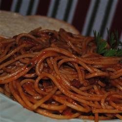 Spaghetti Al Amatraciana recipe