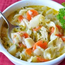 Mom Moak's Chicken Noodle Soup recipe