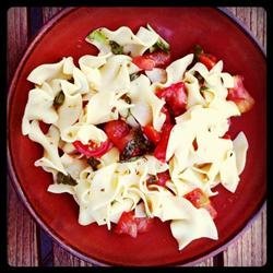 Tomato Basil Tagliatelle recipe