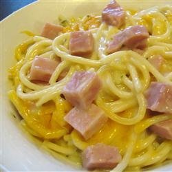 Ham It Up Spaghetti recipe