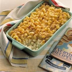 Baked Mac and Cheese with Sour Cream and Cottage Cheese recipe