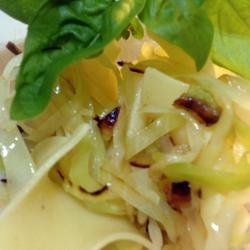 Butter Garlic Cabbage and Kluski Noodles recipe