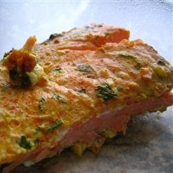 Yogurt-Marinated Salmon Fillets (Dahi Machhali Masaledar) recipe