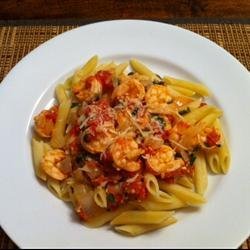 Spicy Shrimp and Tomato Scampi recipe