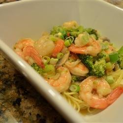 Shrimp with Broccoli in Garlic Sauce recipe
