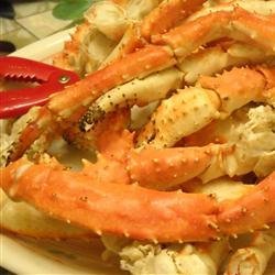 Steamed Lemon Grass Crab Legs recipe