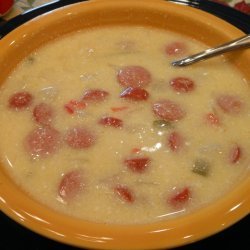 Hot Dog Potato Soup recipe