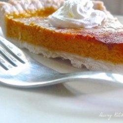Homemade Fresh Pumpkin Pie recipe