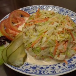 Cole Slaw With the Least Mayo recipe