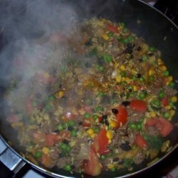 Spicy Beef Pilaf recipe