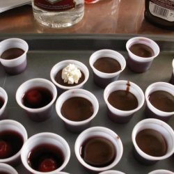 Chocolate Covered Cherry Jell-O Shot recipe