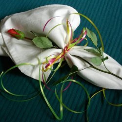 Serviette/Napkin Folding, Informal Drop and Tie recipe