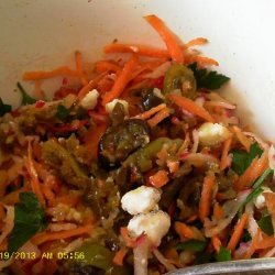 Carrot and Radish Salad With Feta Cheese recipe