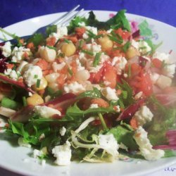 Raw Corn and Tomato Salad recipe