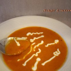 Easy Tasty Roasted Red Pepper Soup recipe