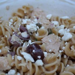 Greek Tuna Pasta Salad recipe