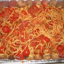Spaghetti Sauce With Three Tomatoes recipe