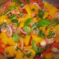 Tangy Tomato and Mango Salad recipe
