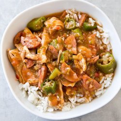 Chicken and Sausage Gumbo recipe