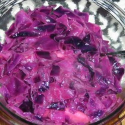Sauteed Red Cabbage With Apples recipe