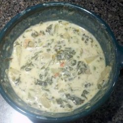 Spicy Spinach Potato Soup recipe
