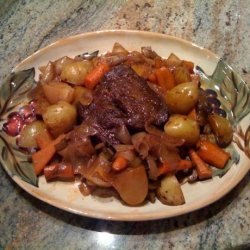 Braised Buffalo (Or Beef) Pot Roast recipe