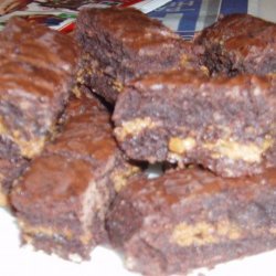 Chocolate - Caramel Brownie Slice recipe