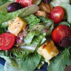Grilled Salad With Cornbread recipe