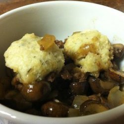 Beef and Mushroom Cobbler recipe