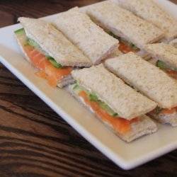 Smoked Salmon Tea Sandwiches recipe