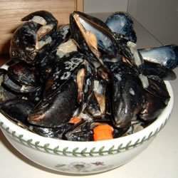 Mussels Moorings Style recipe